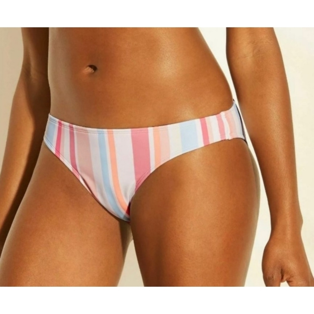 Xhilaration Pastel Striped Hipster Bikini Bottoms Size XL